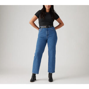 Levi Strauss & Co. 'Ribcage' Blue Straight Ankle Women's Denim Jeans Size 26W X